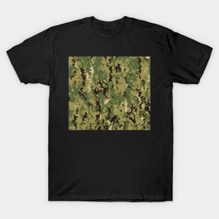 Navy Digital Uniform Pattern T-Shirt